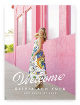 Modern Retro Graduation Welcome Signs