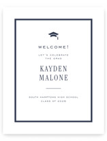 Collegiate Line Graduation Welcome Signs