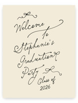 Take a bow Graduation Welcome Signs