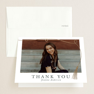 SUCESSO Foil-Pressed Graduation Thank You Cards