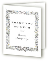 Floristica Foil-Pressed Graduation Thank You Cards