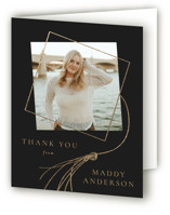 Tassel Dance Foil-Pressed Graduation Thank You Cards
