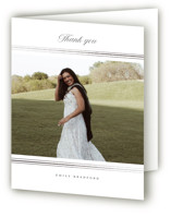 Triple Frame Foil-Pressed Graduation Thank You Cards