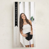 Corner Stole Tall Graduation Announcements