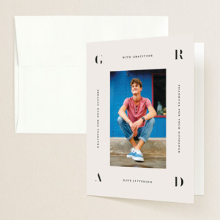 Sharp Graduation Thank You Cards