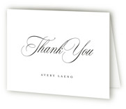 Classical Grad Graduation Thank You Cards