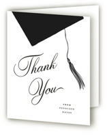 Tassel Type Graduation Thank You Cards