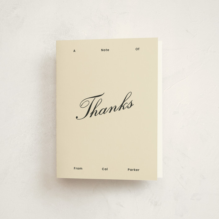 Perfectly Scripted Graduation Thank You Cards by Rachel Cassel | Minted