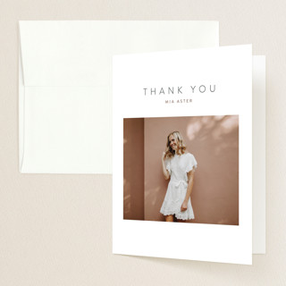 Monogram Graduation Thank You Cards