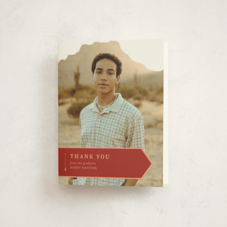 graduate's stole Graduation Thank You Cards