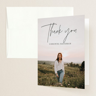 Handwriting Graduation Thank You Cards