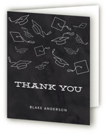 Hats Off To The Grad Graduation Thank You Cards