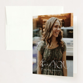 Stacked class Graduation Thank You Cards