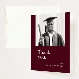 For the Books Graduation Thank You Cards