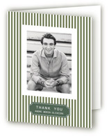 Stripes of Success Graduation Thank You Cards