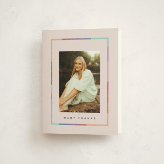 candy rainbow Graduation Thank You Cards