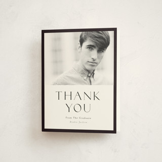 Classy Graduate Graduation Thank You Cards
