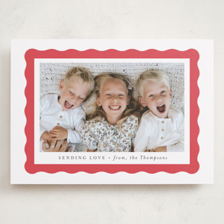 scallop edge Grand Valentine's Day Cards