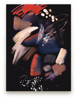 Pastel abstract splattering Wall Mural