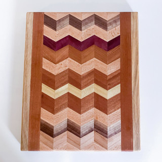 Chevron Hardwood Cutting Board Cutting Boards