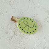 Oval Bow Hair Clip Hair Clip