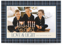 Cozy in Plaid Hanukkah Cards
