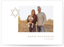 Modern Star of David Hanukkah Cards