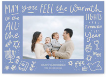 Warmth Of The Lights Hanukkah Cards