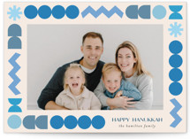 Geo Frame Hanukkah Cards