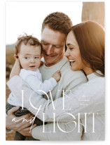 love and  light Hanukkah Cards