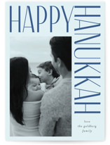 Boldly Lettered Hanukkah Cards