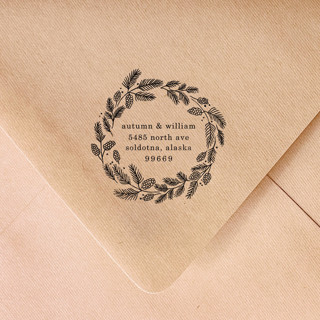 Holiday Address Stamp No. 9 Holiday Address Stamps