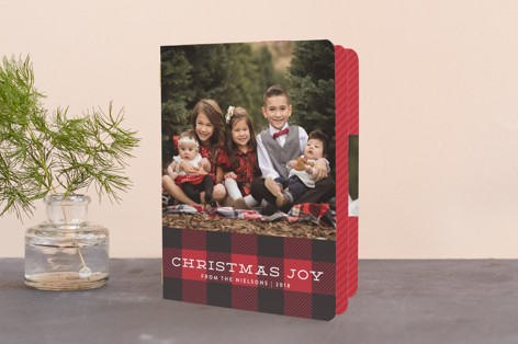 Plaid Tidings Holiday Booklette™ Cards
