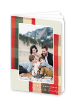 Warm Flannel Holiday Booklette™ Cards