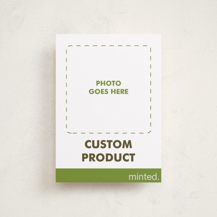 Portrait Custom Holiday Birth Announcement Petite Cards by Minted | Minted