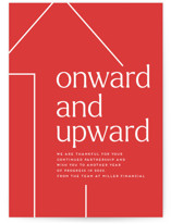 onward and upward Business Holiday Cards