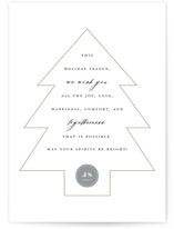 Bright Wishes Business Holiday Cards