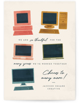 Computer Years Business Holiday Cards