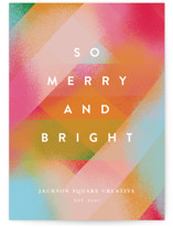 Fuzzy Mod Business Holiday Cards