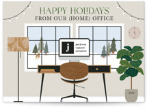 Home Office Business Holiday Cards