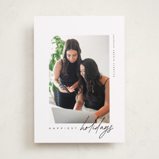 Edge Overlap Business Holiday Cards