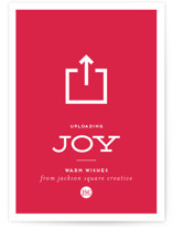 Uploading joy Business Holiday Cards