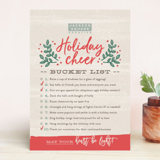 Holiday Bucket List Business Holiday Cards