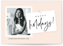 A BUSINESS CARD Business Holiday Cards