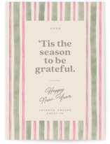 Preppy gratitude Business Holiday Cards