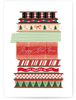 Ribbon Spools Business Holiday Cards
