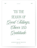 Good Tidings Business Holiday Cards