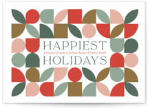 Bauhaus Holly Business Holiday Cards