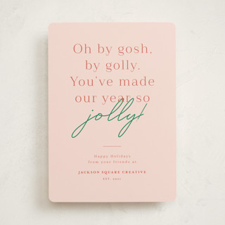 By Gosh By Golly Business Holiday Cards