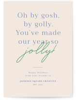 By Gosh By Golly Business Holiday Cards